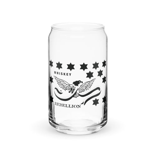 Whiskey Rebellion Can-Shaped Glass with Optional Lid