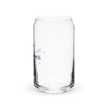 Free Speech Can Shaped Glass with Optional Lid