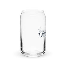 We The People Can Shaped Glass with Optional Lid