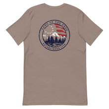 Land of the Free Mountain Graphic Short Sleeve Tee